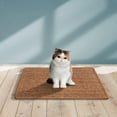 thumbnail image 3 of Cat Scratcher Mat ， Natural Sisal Scratching Pad, Anti-Slip Cat Scratch Rug Sleeping Carpet for Cat Grinding Claws & Protecting Furniture, 3 of 5