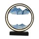 thumbnail image 5 of Lámpara de mesa de arenas movedizas, cuadro artístico de arenas móviles dinámicas, reloj de arena redondo, paisaje de arena Azul negro, 5 of 9