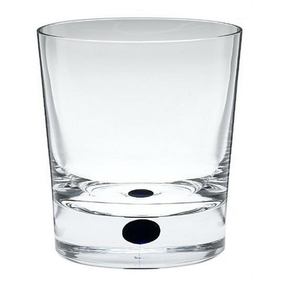 Orrefors Crystal Intermezzo Blue Double Old Fashioned