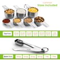 thumbnail image 3 of Set de tazas y cucharas medidoras Spring Chef de acero inoxidable, 3 of 8
