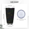 thumbnail image 4 of KLL Chemistry Formulas Print 40oz Stainless Steel Insulated Car Cup with Spillproof Lid - Keep Your Drink Hot or Cold on the Go-Straw Two-piece Set, 4 of 8