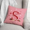thumbnail image 3 of Creative Products Valentine Things Monogram - S 18 x 18 Spun Poly Pillow, 3 of 3