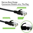 thumbnail image 5 of GearIT Cat 6 Ethernet Cable Snagless Flat RJ45 Network Cable Cord, Black 20 ft, 5 of 8