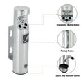 thumbnail image 3 of Wall Mounted Outdoor Stainless Steel Cigarette Butt Receptacle - Silver, 1pc, 3 of 5