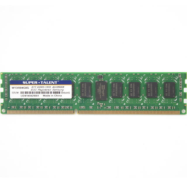 Super Talent DDR3-1333 4GB/256x8 Samsung Chip Memory