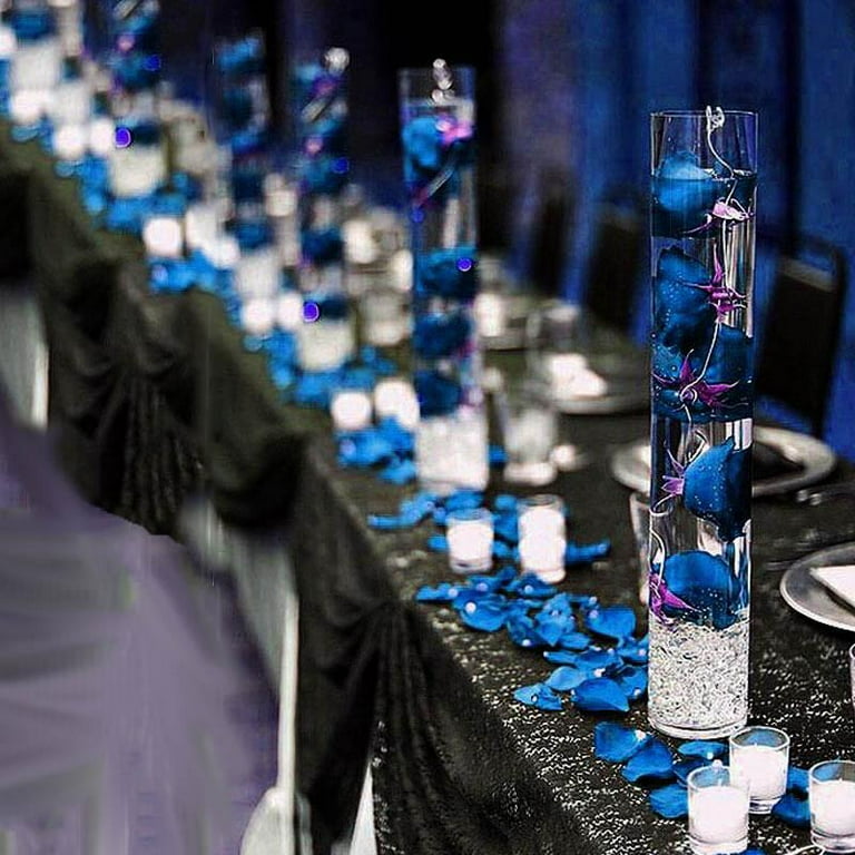 Royal Blue And Black Wedding Decorations