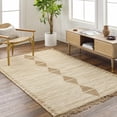 thumbnail image 2 of Hauteloom Marie Jute Hallway, Kitchen Runner Rug - Traditional, Transitional - Beige, Sandstone, Taupe - 2'6" x 8', 2 of 5