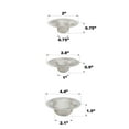 Mainstays Multiple Size 3 Pack Stainless Steel Mesh Drain Strainers