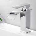 thumbnail image 3 of Grifo de baño Grifo de lavabo de baño cromado Grifo monomando Grifo de lavabo de baño de 1 orificio, 3 of 4