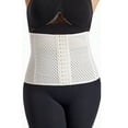 thumbnail image 2 of Waist Trainer for Women Corset Shapewear Tummy Control Body Shaper Front Buckle Breathable Waist Cincher White, 2 of 6