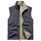 thumbnail image 3 of Ceisia Men's Fashion Stand Collar Zipper Sleeveless Tank with Pockets Versatile Casual Gift Outerwear, 3 of 8