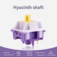 thumbnail image 2 of 45PCS Hyacinth V1 Switch 5 Pin Linear Switches Hot-Swap HIFI Sound for DIY Mechanical Keyboard,45 x Keyboard Switches, 2 of 7