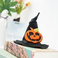 thumbnail image 6 of Adjustable Halloween Dog Witch Hat Lightweight, Breathable, with Bat and Pumpkin Design - Perfect Pet Headdress for Cosplay Fun, 6 of 8