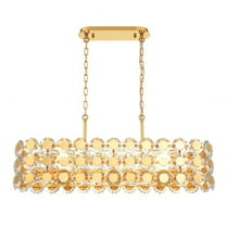 Eurofase Lighting - Perrene - 8 Light Chandelier In Glam Style-16 Inches Tall