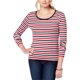 thumbnail image 1 of Tommy Hilfiger - Camiseta básica a rayas para mujer, multicolor, grande Tommy Hilfiger Camiseta básica, 1 of 1
