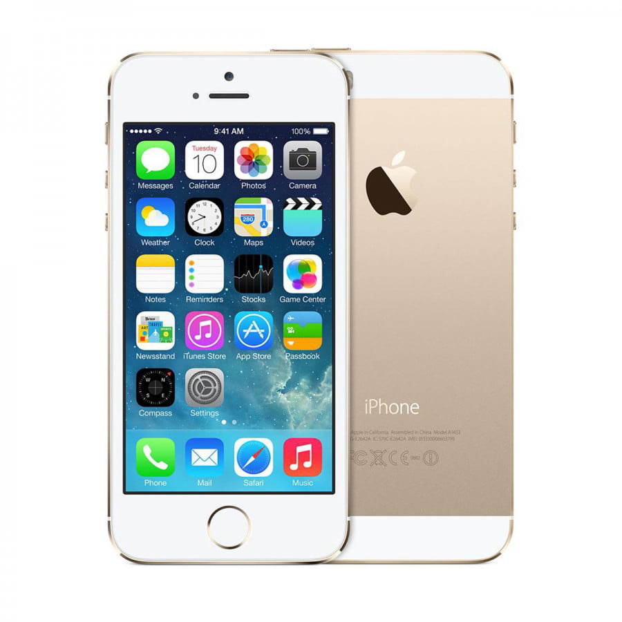 Refurbished Apple Iphone 5s 16gb Gold Lte Cellular Straight Talk