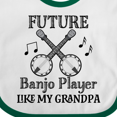 thumbnail image 4 of Inktastic Future Banjo Player Like Grandpa Boys or Girls Baby Bib, 4 of 4