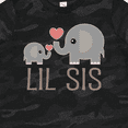 thumbnail image 4 of Inktastic Little Sister Elephant Girls Toddler T-Shirt, 4 of 5