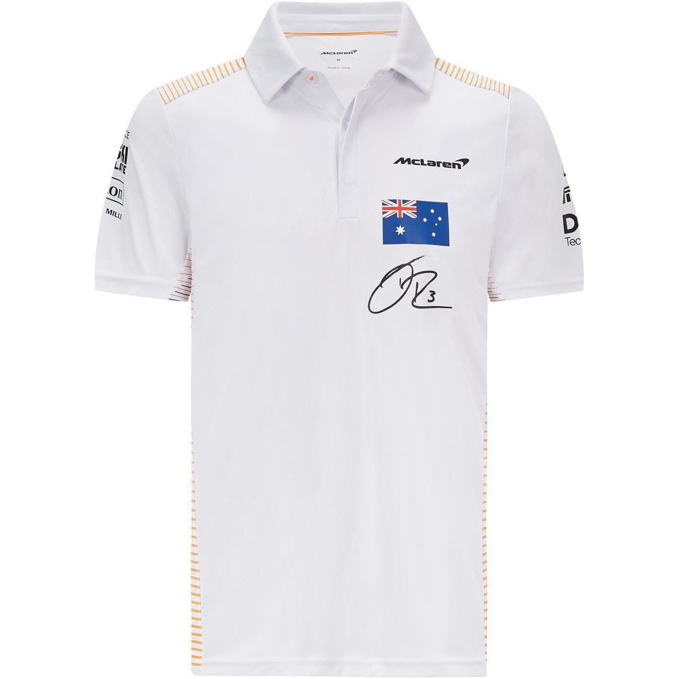 2021 Mclaren FW Gulf Racing Colour Block Mens Polo Shirt Official Merchandise 