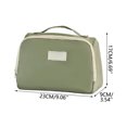 thumbnail image 3 of Leodye 1PCS Large Capacity Multifunctional Pencil Case Dual Use Stationery Bag and Cosmetic Storage Pouch for Daily Travel Carrying -9.6*6.69*3.54in, 3 of 8