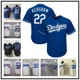 thumbnail image 2 of Camiseta de béisbol bordada de Los Angeles Dodgers para hombre, versión Elite, chaleco de verano para correr para fanáticos, ropa deportiva, 2 of 5