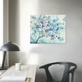 thumbnail image 4 of JEUXUS  "Watercolor Blue Blossoms II Gallery Wrapped Canvas, 4 of 6