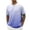 Blue, variant on Mens T-Shirts Summer Raglan Short Sleeve Crewneck Lightweight Breathable Gradient Color Casual T Shirt