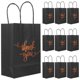 thumbnail image 3 of 25pcs Black Kraft Paper Gift Bags with Handles, Thank You Printed Decorative Party Favor Bags for Wedding, Birthday, and Holiday Presents, Treats, 3 of 5