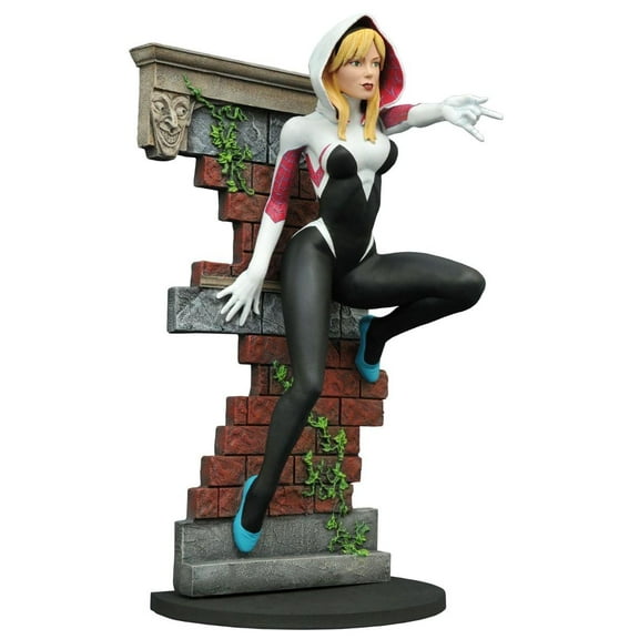 Diamond Select Marvel Gallery Spider Gwen Unmasked 9" SDCC Exclusive PVC Figure