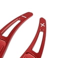 thumbnail image 4 of Pair Aluminum Alloy Red Car Steering Wheel Shift Paddle Shifter Extension Cover ford for Mustang 2015-2020, 4 of 5