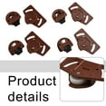 thumbnail image 2 of SPRING 4/8 Paires de Rouleaux pour Porte Coulissante de Garde-Robe, Kit de Panneau d'Engrenage pour Porte Coulissante Intérieure, Ensemble de Rouleaux pour Porte Coulissante de Meuble, Roue ABS, 4 Paires, 2 of 9