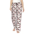 thumbnail image 1 of Balery Dachshund And Hearts Pantalones de pijama para mujer, pijamas ultraligeros, pantalones de estar por casa-Large, 1 of 6