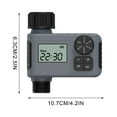 thumbnail image 3 of Sprinkler Timer,Outdoor Garden Hose Faucet Timers Water Sprinkler Timer with Rain Delay/Manual/Automatic Drip Irrigation and Lawn Watering System for Yard,Automatic Irrigation Controller System, 3 of 9