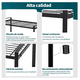 thumbnail image 4 of Armarios, Encimeras Lab.G  Organizador De Estantes De Cocina Negro, 4 of 4