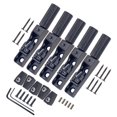 thumbnail image 1 of MYG 1 Set 4/5/6 String Fixed Bass Headless Bridge Single String Silver Zinc Alloy Bass Tailpiece Guitars Bridge Accessories, 1 of 5