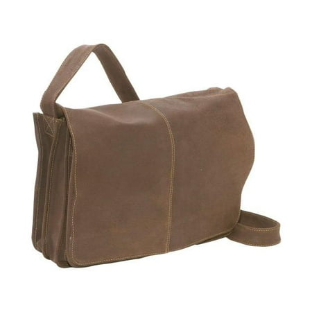 LeDonne Leather Distressed Leather Quick Access Messenger