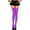 Purple, variant on Opaque Thigh Highs, Solid Thigh High 4745-NEONORANGE