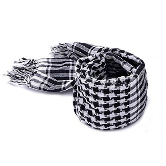Unisex Military Arab Tactical Desert Shemagh KeffIyeh Scarf Shawl Neck Head Wrap