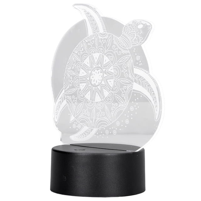 Luz LED 3D de Tortuga Marina Jadeshay Luz de Noche Funcionalidad Inteligente
