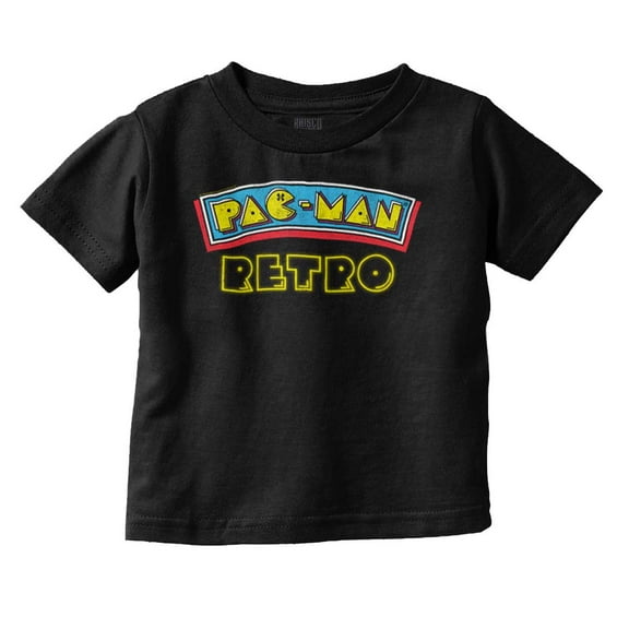 High Score 80's Arcade Pacman Toddler Boy Girl T Shirt Infant Toddler Brisco Brands 12M