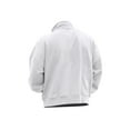 thumbnail image 2 of UKAP Chandails en Molleton pour Hommes Col Rond Pull Molletonné Décontracté Top d'Hiver Blanc m, 2 of 4