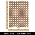 thumbnail image 2 of Occupation Mechanic Engineer Man Icon 200+ Round Stickers - Brown - Matte Finish - 0.50" Size, 2 of 3