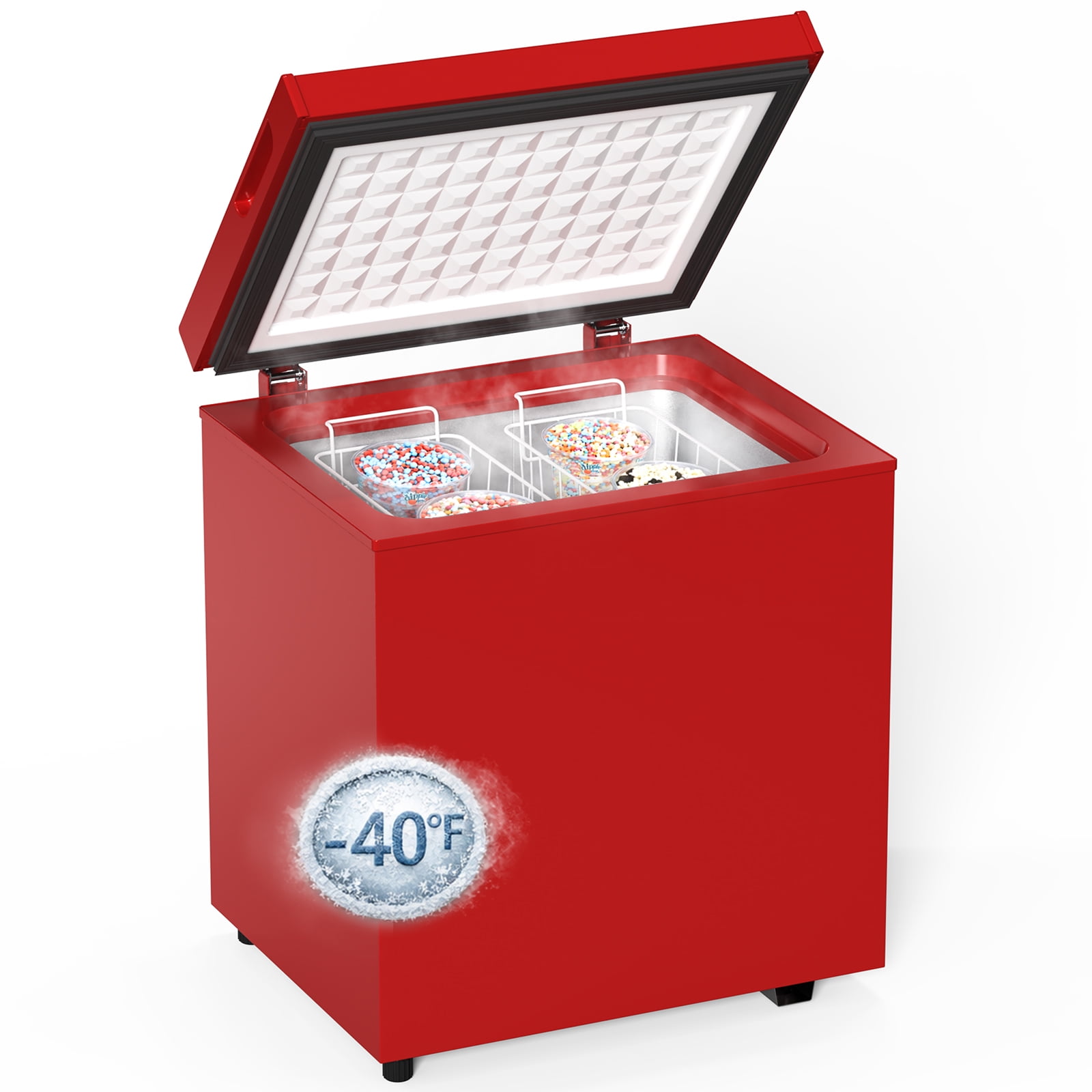 Northair -40°F Low Temperature Chest Freezer - 1.8 Cu Ft for Specialty Ice Cream, Match Day Parties, Home Bar & Garage
