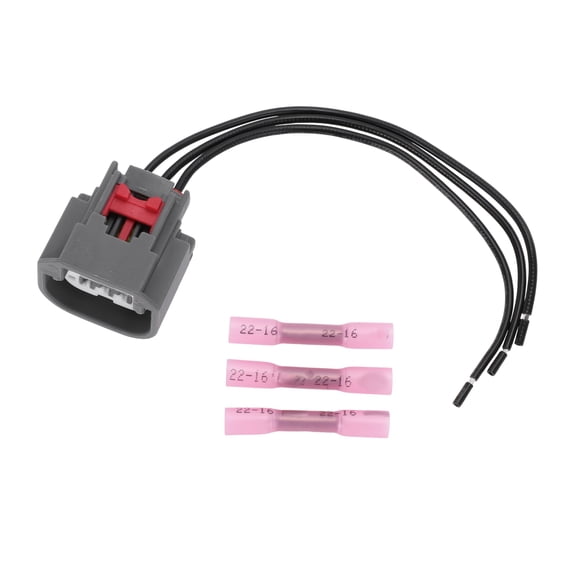 Unique Bargains No.68064998AA/645943 Headlight Wiring Harness Assembly for DODGE CALIBER 09-11 Front Turn Signal Light Lamp Wire Harness 3 Pcs Terminals 15cm 1 Set