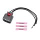 thumbnail image 1 of Conjunto de arnés de cableado de faros Unique Bargains No.68064998AA/645943 para DODGE CALIBER 09-11 Luz de señal de giro delantera Cable de arnés 3 terminales 15cm 1 conjunto, 1 of 7