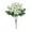 White, variant on Artificial Sunset Mums Artificial Daisy Bouquet, Lifelike Silk Flowers for Home Wedding Party Office Decoration, Realistic Faux Floral Arrangement with Green Leaves, Long Stem