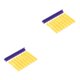 thumbnail image 2 of Naiovety DIY galleta en relieve molde Fondant galleta molde pan boda cumpleaños vacaciones cocina herramientas para hornear utensilios para Amarillo 2piezas, 2 of 6