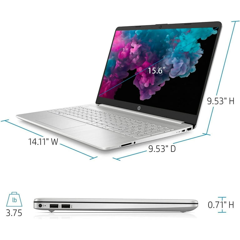 HP 15.6 Inch Touch Computer, Core i3-1115G4, Windows 11 Pro, 8GB