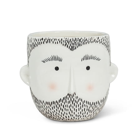 Set of 6 Bearded Man Planter