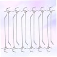 thumbnail image 3 of TEHAUX 40Pcs Utility Pegboard Hook Iron Silver Triangular For Household Users Kitchen Accessories, 3 of 8